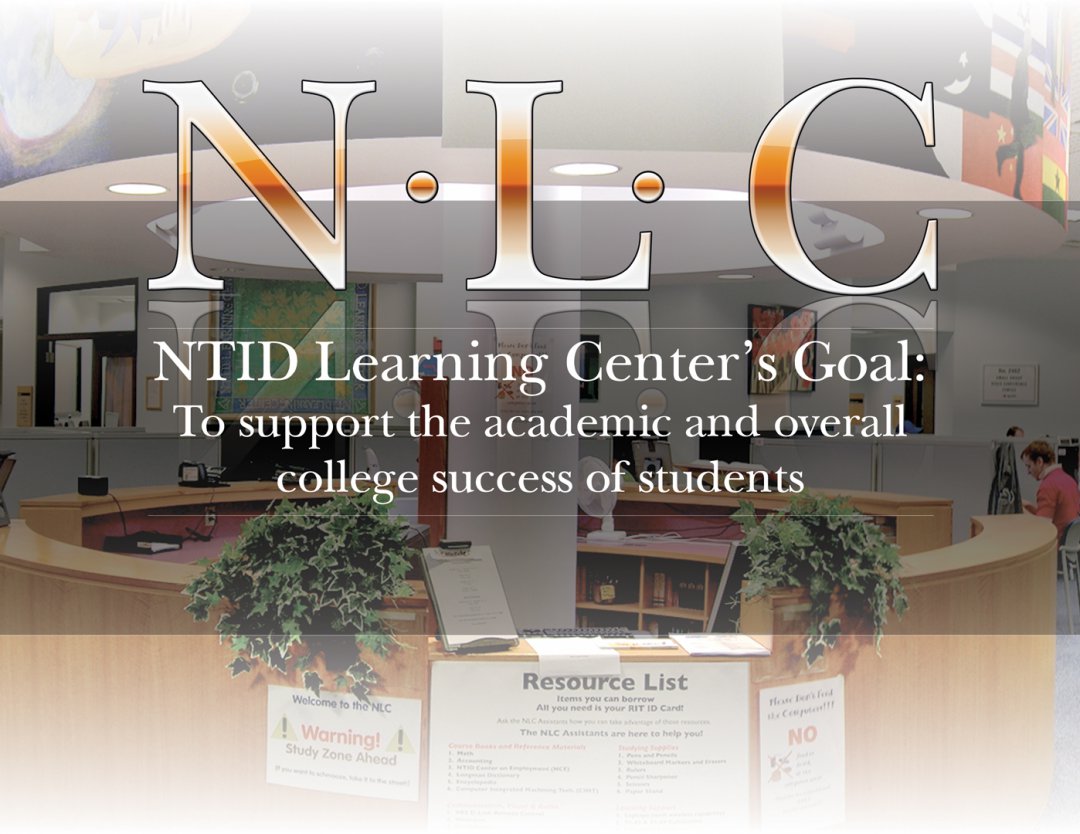 NTID Learning Center back cover