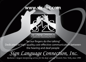 Sign Language Connection 4x5 ads